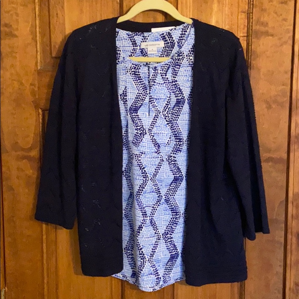 Blouse and sweater